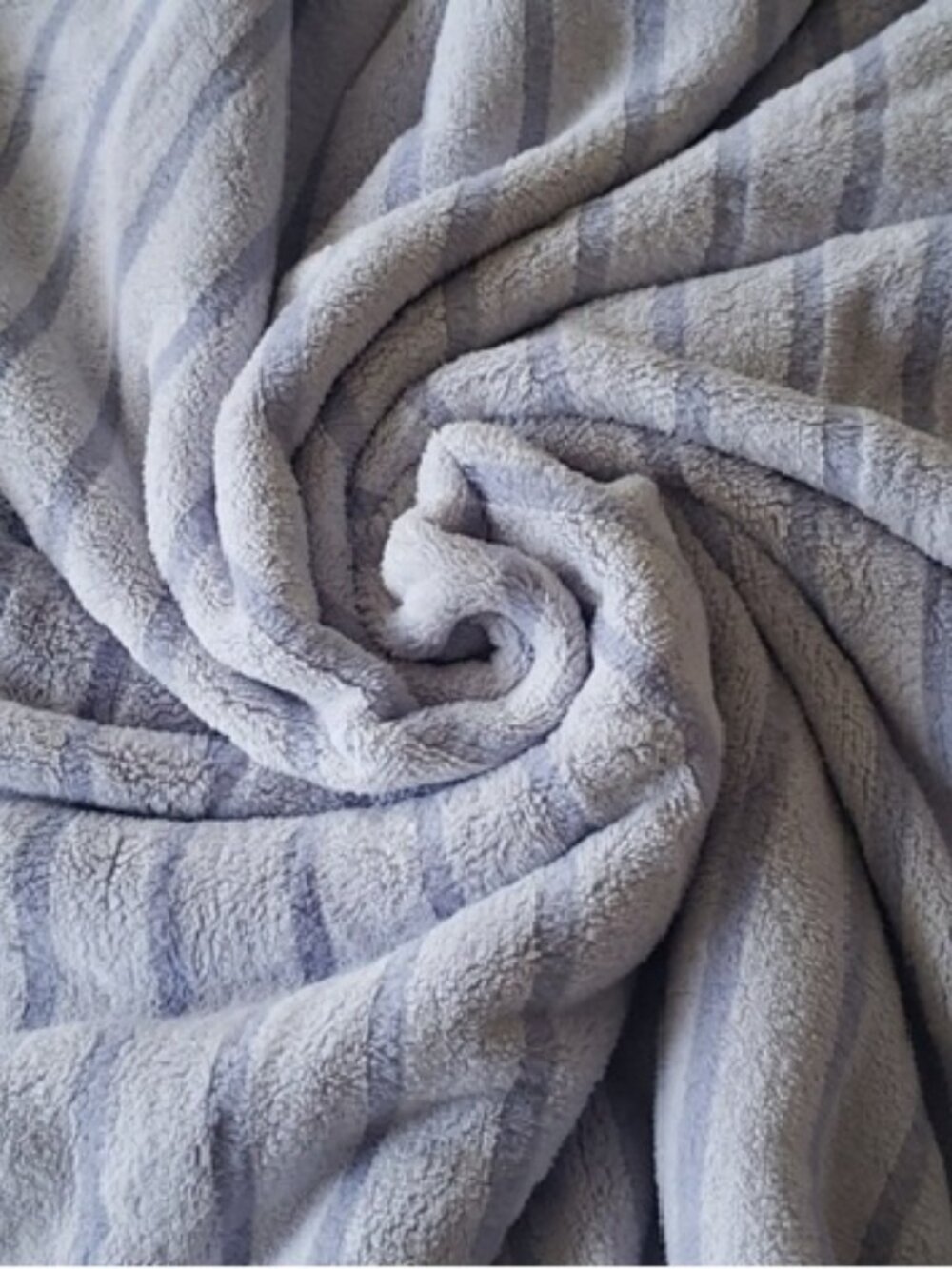 Beach Bath Pool soft flannelette striped towel- Lavender